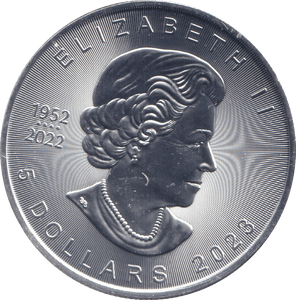 2023 SILVER 1OZ 5 DOLLAR CANADA - SILVER WORLD COINS - Cambridgeshire Coins