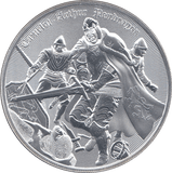 2023 SILVER 1OZ TWO DOLLARS CAMELOT ARTHUR PENDRAGON NIUE ( BU ) - SILVER WORLD COINS - Cambridgeshire Coins