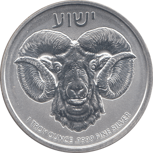 2023 SILVER 1OZ TWO DOLLARS RAM OF CALVARY NIUE ( BU ) - SILVER WORLD COINS - Cambridgeshire Coins