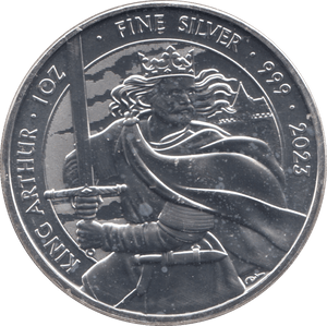 2023 SILVER KING ARTHUR TWO POUNDS UK - SILVER WORLD COINS - Cambridgeshire Coins