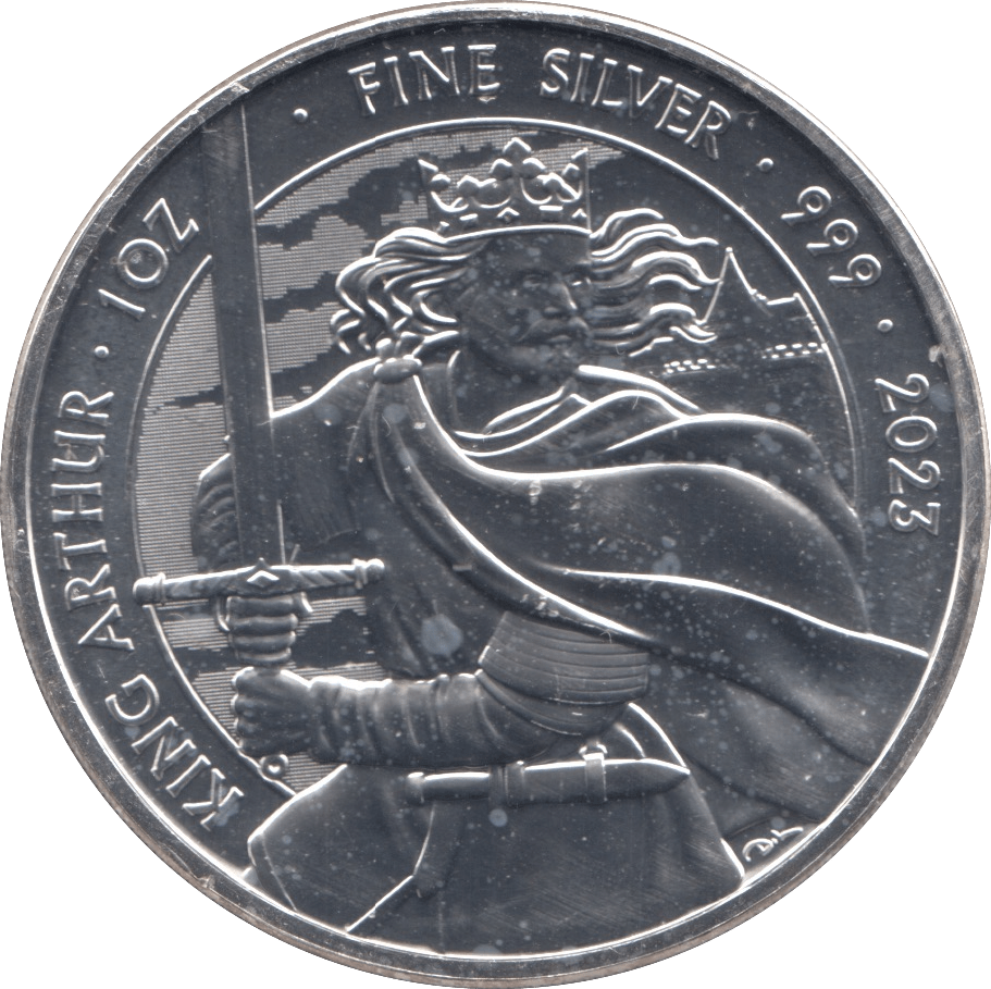 2023 SILVER KING ARTHUR TWO POUNDS UK - SILVER WORLD COINS - Cambridgeshire Coins
