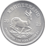 2023 SILVER KRUGERRAND 1OZ SOUTH AFRICA - SILVER WORLD COINS - Cambridgeshire Coins