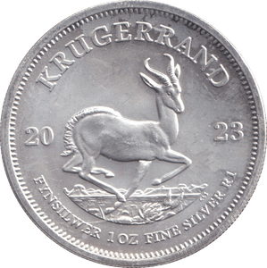 2023 SILVER KRUGERRAND SOUTH AFRICA - SILVER WORLD COINS - Cambridgeshire Coins