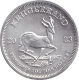 2023 SILVER KRUGERRAND SOUTH AFRICA - SILVER WORLD COINS - Cambridgeshire Coins