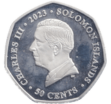 2023 SILVER PLATED 50 CENTS CONCORDE SUPERSONIC ( PROOF ) - WORLD COINS - Cambridgeshire Coins