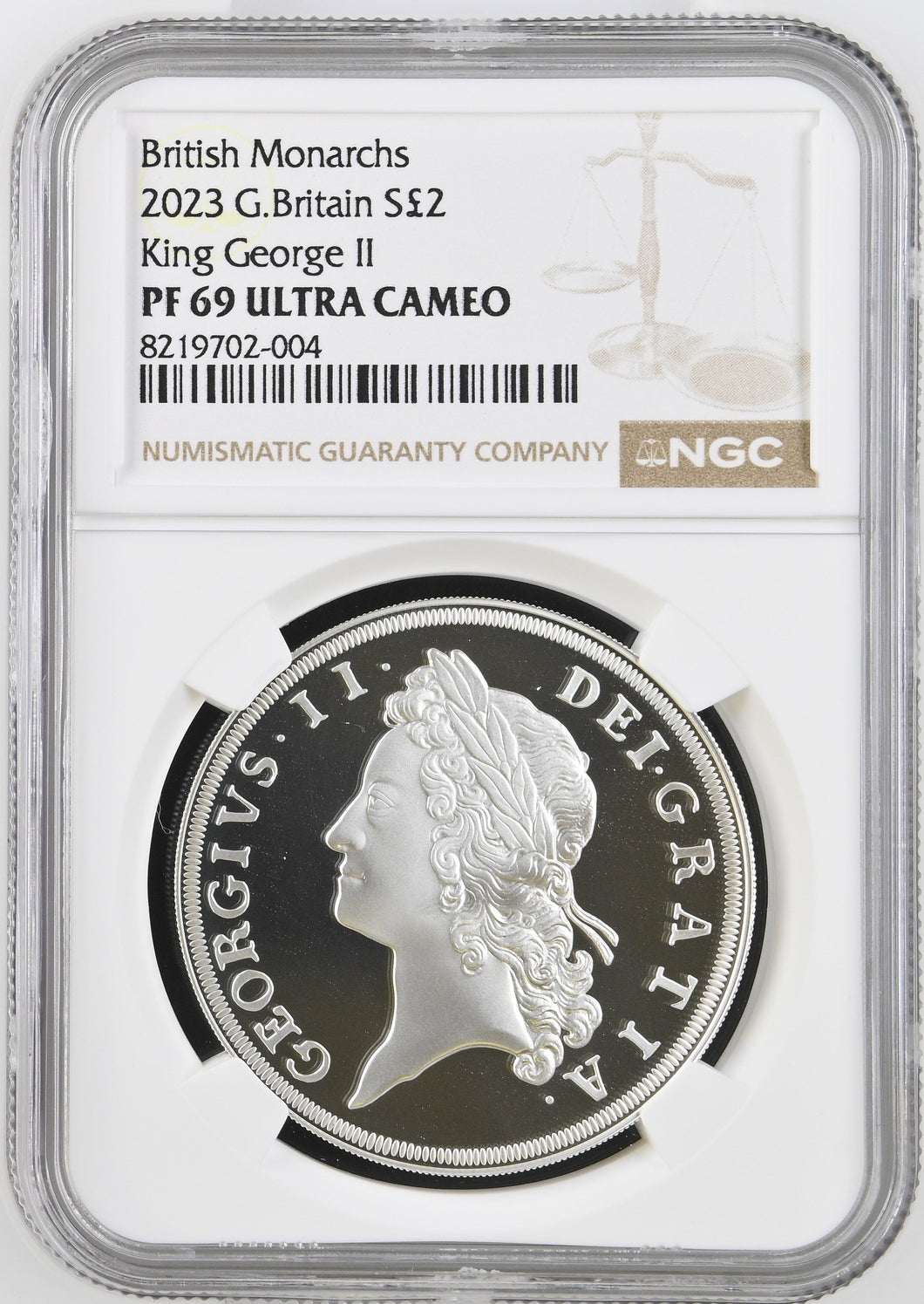2023 SILVER PROOF £2 BRITISH MONARCHS PF 69 ULTRA CAMEO - NGC SILVER COINS - Cambridgeshire Coins