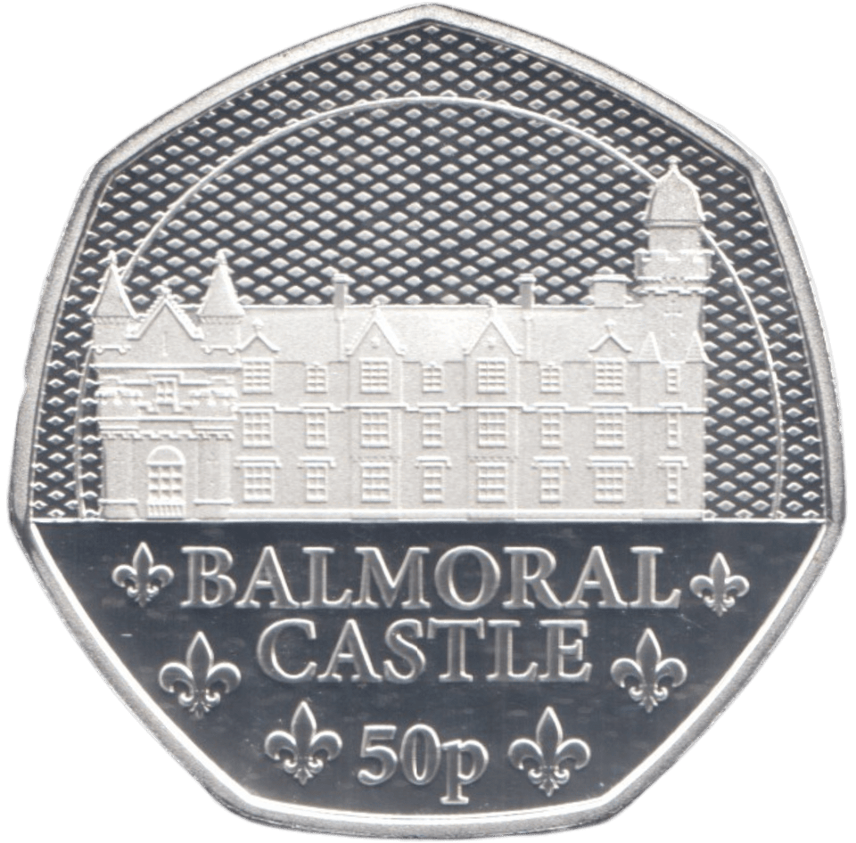 2023 SILVER PROOF 50 PENCE BALMORAL CASTLE - 50P Silver Proof - Cambridgeshire Coins