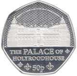 2023 SILVER PROOF 50 PENCE THE PALACE OF HOLYROODHOUSE - 50P Silver Proof - Cambridgeshire Coins