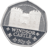 2023 SILVER PROOF 50 PENCE WINDSOR CASTLE - 50P Silver Proof - Cambridgeshire Coins