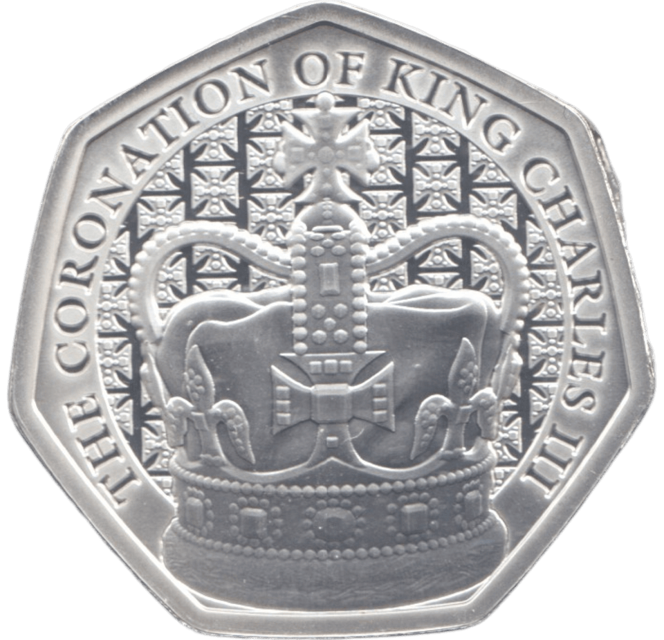 2023 SILVER PROOF 50P ASCENSION ISLAND - SILVER WORLD COINS - Cambridgeshire Coins