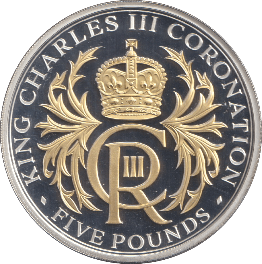 2023 SILVER PROOF CHARLES III FIVE POUNDS JERSEY - SILVER WORLD COINS - Cambridgeshire Coins