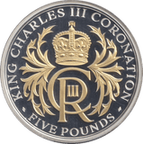 2023 SILVER PROOF CHARLES III FIVE POUNDS JERSEY - SILVER WORLD COINS - Cambridgeshire Coins