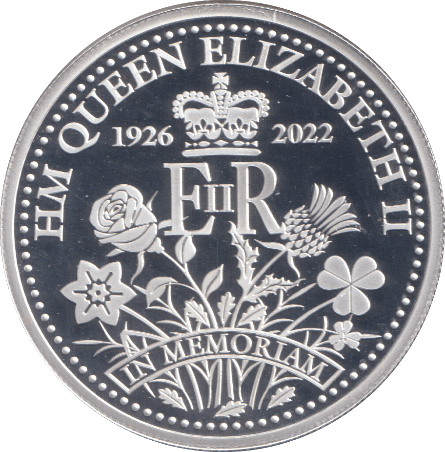 2023 SILVER PROOF FIVE POUNDS QUEEN ELIZABETH MEMORIAL TRISTAN DA CUHNA - SILVER WORLD COINS - Cambridgeshire Coins