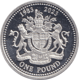 2023 SILVER PROOF ONE POUND GIBRALTAR - SILVER WORLD COINS - Cambridgeshire Coins