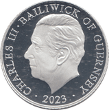 2023 SILVER PROOF TEN PENCE BAILIWICK OF GUERNSEY - Silver Proof - Cambridgeshire Coins