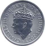 2023 SILVER TWO POUND KING CHARLES CORONATION BRILLIANT UNCIRCULATED - SILVER WORLD COINS - Cambridgeshire Coins