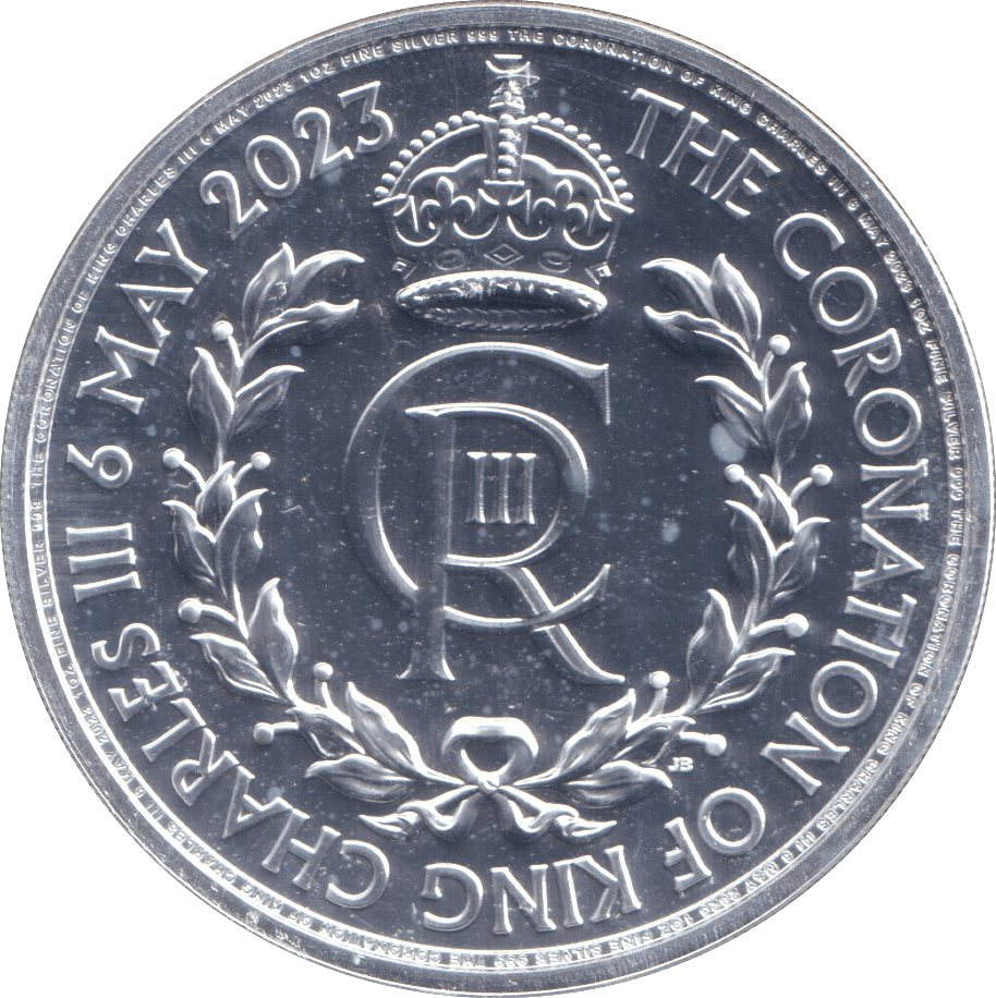 2023 SILVER TWO POUND KING CHARLES CORONATION BRILLIANT UNCIRCULATED - SILVER WORLD COINS - Cambridgeshire Coins