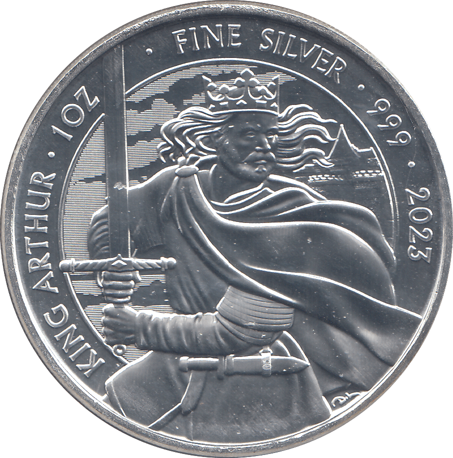 2023 SILVER TWO POUNDS KING ARTHUR ( BU ) - SILVER WORLD COINS - Cambridgeshire Coins