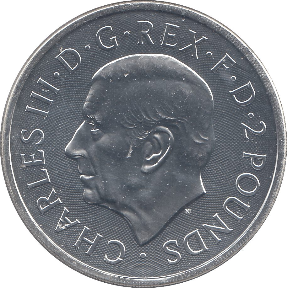 2023 SILVER TWO POUNDS MERLIN ( BU ) - SILVER WORLD COINS - Cambridgeshire Coins