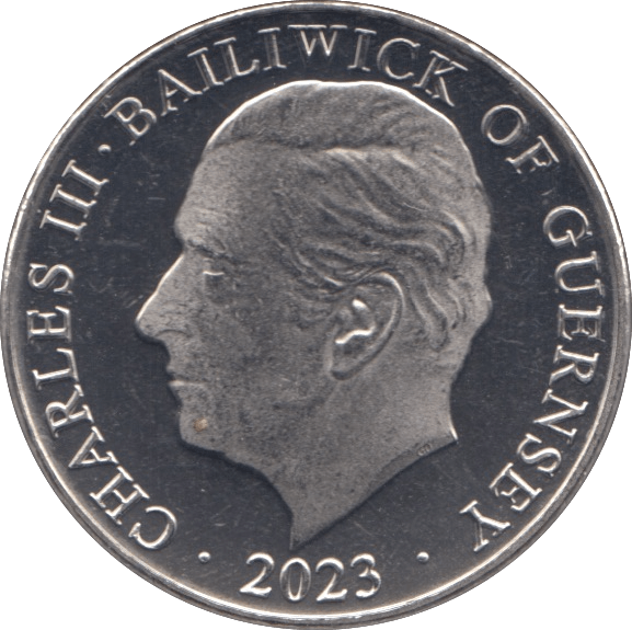 2023 TEN PENCE BAILIWICK OF GUERNSEY CARP - WORLD COINS - Cambridgeshire Coins