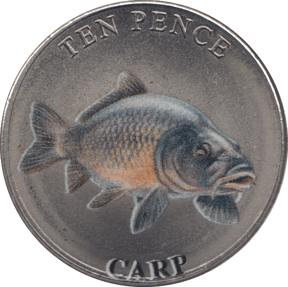 2023 TEN PENCE BAILIWICK OF GUERNSEY CARP - WORLD COINS - Cambridgeshire Coins