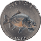 2023 TEN PENCE BAILIWICK OF GUERNSEY CARP - WORLD COINS - Cambridgeshire Coins