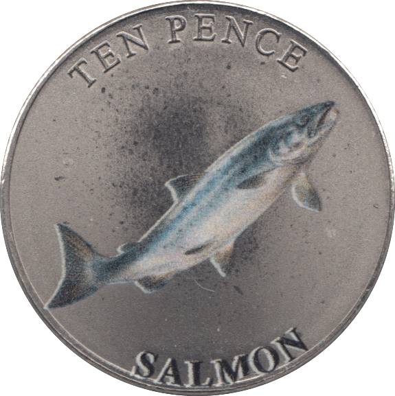 2023 TEN PENCE BAILIWICK OF GUERNSEY SALMON - WORLD COINS - Cambridgeshire Coins