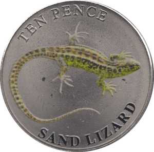 2023 TEN PENCE BAILIWICK OF GUERNSEY SAND LIZARD - WORLD COINS - Cambridgeshire Coins