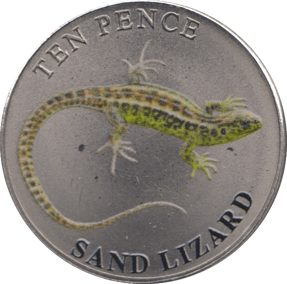 2023 TEN PENCE BAILIWICK OF GUERNSEY SAND LIZARD - WORLD COINS - Cambridgeshire Coins