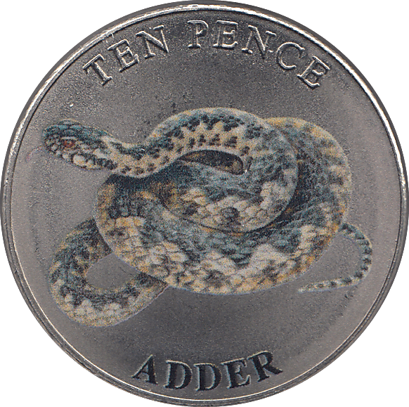 2023 TEN PENCE WILDLIFE COLLECTION ADDER - WORLD COINS - Cambridgeshire Coins