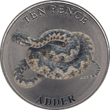2023 TEN PENCE WILDLIFE COLLECTION ADDER - WORLD COINS - Cambridgeshire Coins
