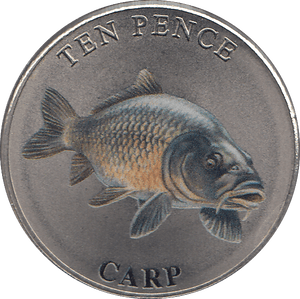 2023 TEN PENCE WILDLIFE COLLECTION CARP - WORLD COINS - Cambridgeshire Coins