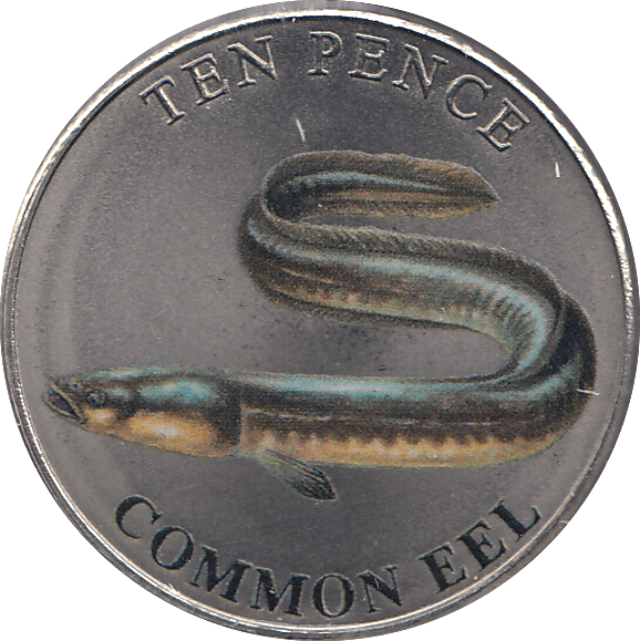 2023 TEN PENCE WILDLIFE COLLECTION COMMON EEL - WORLD COINS - Cambridgeshire Coins