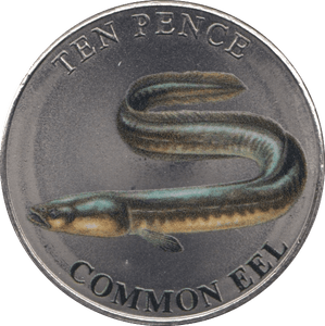 2023 TEN PENCE WILDLIFE COLLECTION COMMON EEL - WORLD COINS - Cambridgeshire Coins