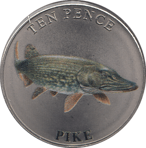 2023 TEN PENCE WILDLIFE COLLECTION PIKE - WORLD COINS - Cambridgeshire Coins