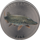 2023 TEN PENCE WILDLIFE COLLECTION PIKE - WORLD COINS - Cambridgeshire Coins
