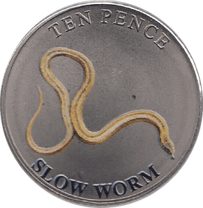 2023 TEN PENCE WILDLIFE COLLECTION SLOW WORM - WORLD COINS - Cambridgeshire Coins
