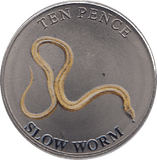 2023 TEN PENCE WILDLIFE COLLECTION SLOW WORM - WORLD COINS - Cambridgeshire Coins