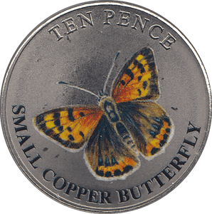 2023 TEN PENCE WILDLIFE COLLECTION SMALL COPPER BUTTERFLY - WORLD COINS - Cambridgeshire Coins