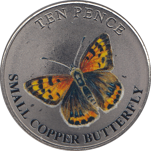 2023 TEN PENCE WILDLIFE COLLECTION SMALL COPPER BUTTERFLY - WORLD COINS - Cambridgeshire Coins