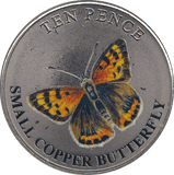 2023 TEN PENCE WILDLIFE COLLECTION SMALL COPPER BUTTERFLY - WORLD COINS - Cambridgeshire Coins