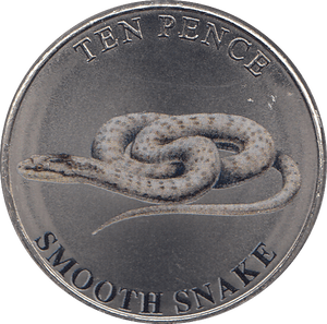 2023 TEN PENCE WILDLIFE COLLECTION SMOOTH SNAKE - WORLD COINS - Cambridgeshire Coins