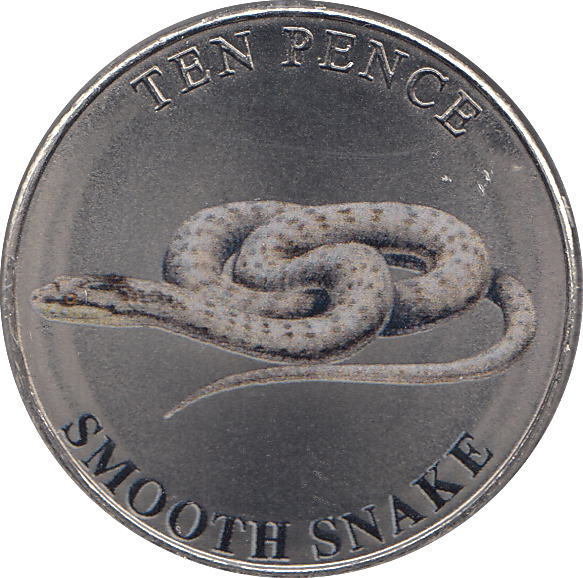 2023 TEN PENCE WILDLIFE COLLECTION SMOOTH SNAKE - WORLD COINS - Cambridgeshire Coins