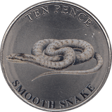 2023 TEN PENCE WILDLIFE COLLECTION SMOOTH SNAKE - WORLD COINS - Cambridgeshire Coins