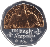2023 THE EAGLE AMPULLA 50P ISLE OF MAN - 50P REGIONAL ISSUES - Cambridgeshire Coins