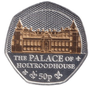 2023 THE PALACE OF HOLYROODHOUSE 50P ISLE OF MAN - 50P REGIONAL ISSUES - Cambridgeshire Coins