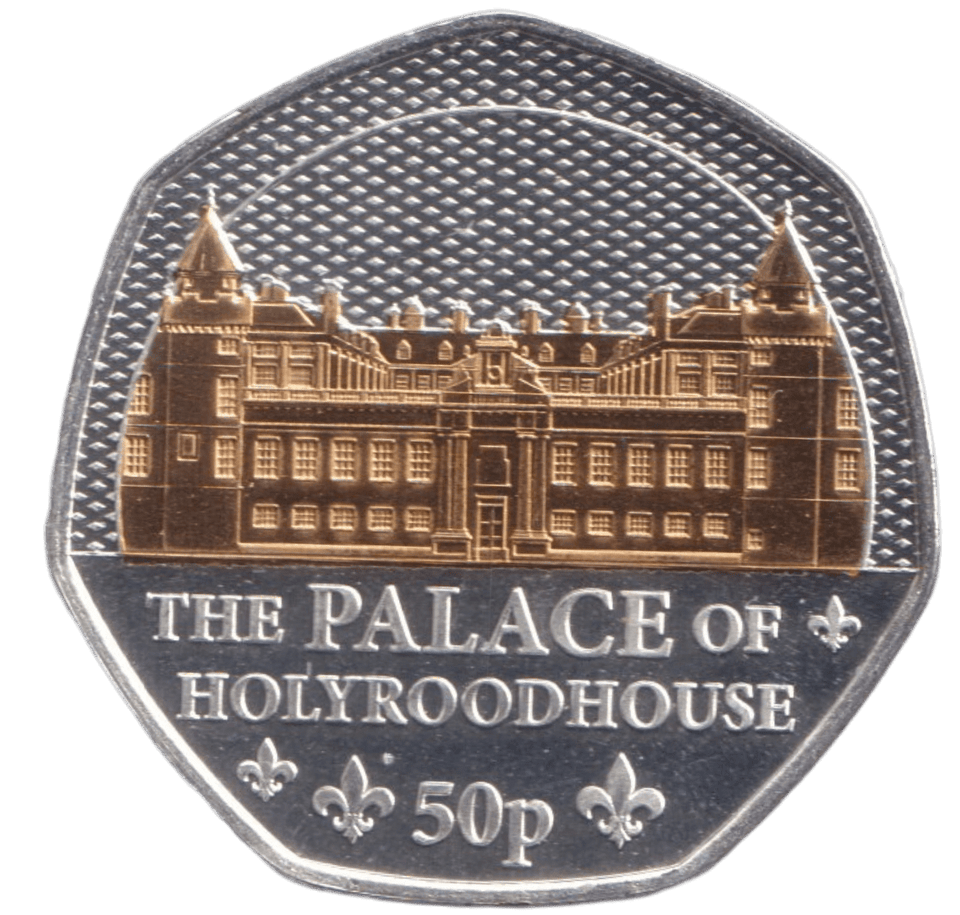 2023 THE PALACE OF HOLYROODHOUSE 50P ISLE OF MAN - 50P REGIONAL ISSUES - Cambridgeshire Coins
