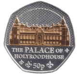 2023 THE PALACE OF HOLYROODHOUSE 50P ISLE OF MAN - 50P REGIONAL ISSUES - Cambridgeshire Coins