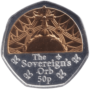 2023 THE SOVEREIGNS ORB 50P ISLE OF MAN - 50P REGIONAL ISSUES - Cambridgeshire Coins