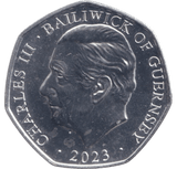 2023 THE SOVEREIGNS SCEPTRE 50P ISLE OF MAN - 50P REGIONAL ISSUES - Cambridgeshire Coins